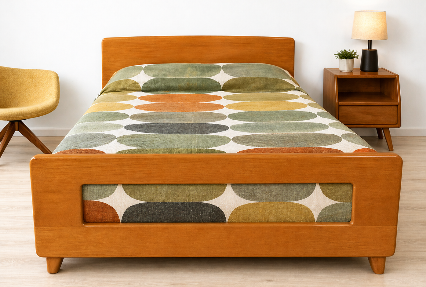 Heywood Wakefield Dogbone Queen Bed