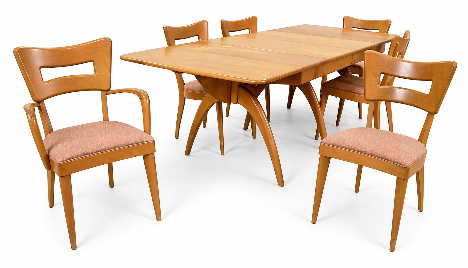 Heywood Wakefield Wishbone Dogbone Dining Table